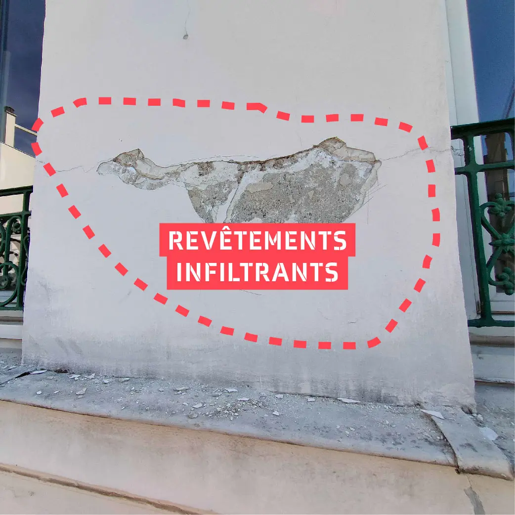 Revêtements infiltrants