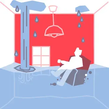 Mousson dans le salon